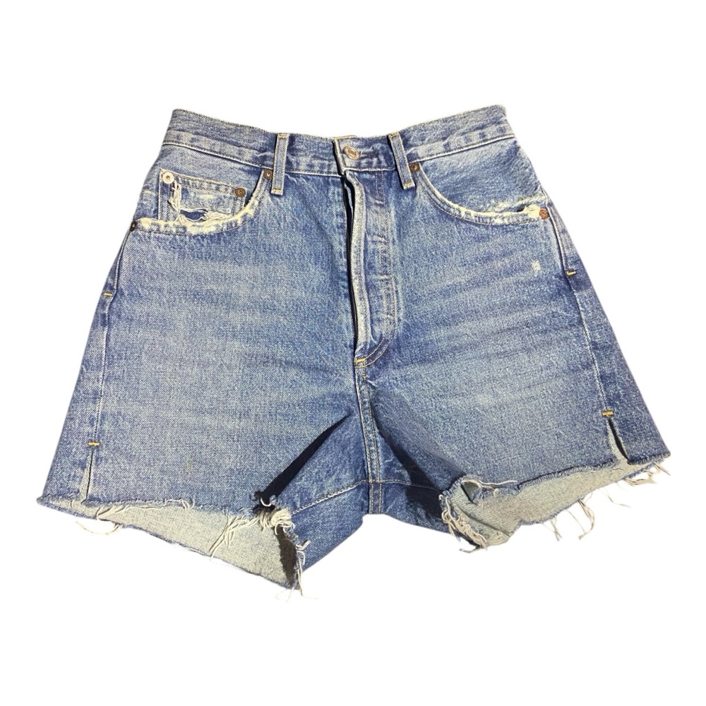 Agolde Blue Jean Shorts